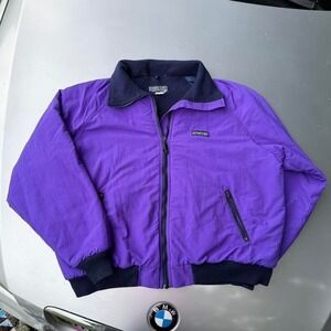 Vintage Purple and black Lands' End SQUALL jacket